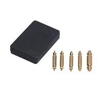 Screw Extractor Set 5Pcs | Double Head Broken Bolt Remover Tool | High Carbon Steel Damaged Screw Extractor/Stripped Bolt Removal | 5 Sizes for Easy Extraction