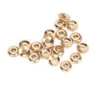 Screw Eye Pin Pearl Cup Pendant Connector Gold Plated Jewelry Making Supplies for DIY Handmade Necklace Earrings Bracelet Crafting Iron Metal 200Pcs