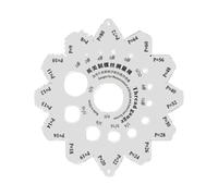 Screw Gauge | Stainless Steel Precision Thread Pitch Measuring Ruler