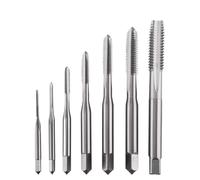Screw Machine Thread Tap Drill Bits Straight Flute 2-56 3-48 4-40 5-40 6-32 8-32 10-24 5/8-11 3/4-10 7/8-9 1Pcs(Color:12-24UNC)