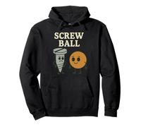 Screwball - Jeu de vis et de balle de dessin animé amusant Sweat à Capuche