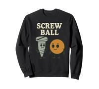 Screwball - Jeu de vis et de balle de dessin animé amusant Sweatshirt