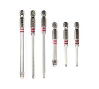 Screwdriver Bit Set - 6-Piece 1.5-6mm Portable Precision Drivers, Hex Shank Pagoda Hex Key Bits, 6.5cm To 10cm Tool Lengths + 90g Compact Tool Roll, Heavy Duty Hardened Steel Alloy- For Carpentry & Jo