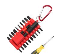 Screwdriver Bit Set, Precision Driver Tool Kit, Magnetic S2 Steel Bits with Storage Base, Shock Resistant Hex Shank Tips for Electronics Repair Car Construction Garage Home Maintenance