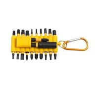 Screwdriver Bit Set, Precision Driver Tool Kit, Magnetic S2 Steel Bits with Storage Base, Shock Resistant Hex Shank Tips for Electronics Repair Car Construction Garage Home Maintenance