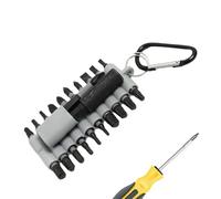 Screwdriver Bit Set, Professional Tool, 3.35x2.56 Inches Driver Kit Compact Frame, Repair Supply with Secure Case, Accessory with Lightweight Build, Home Accessories for Electronics Car & Construction