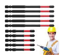 Screwdriver Bit Set, Wear-Resistant Alloy Electrician Tool Kit, Non-Slip Durable Repair Accessory for Electrical Installations, Industrial Use, Home Maintenance, Manufacturing Work