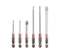 Screwdriver Bits | 6-Piece 1.5-6mm Portable Precision | Hex Shank Pagoda Hex Key Bits, Woodworking Carpentry Furniture Assembly Home Improvement Job Site