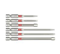 Screwdriver Bits Set, 6-Piece Strong Magnetic Hexagonal Heads | Electric Screw Driver Bits for Carpentry Woodworking Projects Auto Repair Machine Maintenance House Renovation