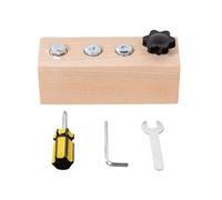 Screwdriver Board for Kids - Educational Wooden Learning Game, Screwdriver Board Set for Preschool, Kindergarten, Nursery, Home | Fine Motor Skills Educational Toy, Learning Game