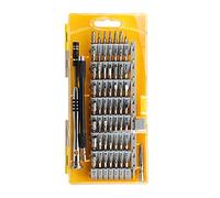 Screwdriver Daily Use Screwdrive Kit 60/25 en 1 Precision Magnetic Bits Screw Driver Smart Home Set Mini Screwdriver for iPhone Ferrule Crimping Tool (Color : Blue) (Yellow)