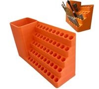 Screwdriver Drill Bit Organizer,Screw Bit Holder Storage Box,1/4 inch Hex Bits & Drive Bits Adapter Storage Tool,Screws Drivers General Tool Box Accessories