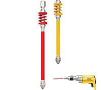 Screwdriver Drill Bit Set - 2 pièces Magnetic Tips with Spring Design | Tough Anti-Slip Driver Bits for Household, Electrician, Technician Use on Concrete, Metal, Furniture, Craft & Construction