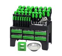 Screwdriver Set, Ergonomic Handles, 27.5x15.5x28cm, Magnetic Screwdrivers Set, Magnetic Tool Kit With Storage Case, Portable And Lightweight, For Home Repairs Industrial