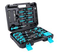 Screwdriver Set, Magnetic Precision Repair Tools, Magnetic Screwdriver Set, 43-piece Ratchet Screwdrivers Sets With Case | For PC TV Car Watch Phone Laptop Glasses Furniture Appliance Home Garage