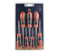 Screwdriver Tool Set, Magnetic Steel Kit with Non Slip Grip, Repair Ready