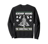 Screwin Around The Christmas Tree Artisans & Bricoleur Sweatshirt