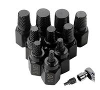 Screws Broken Bolt Extractor Kit | 10-Piece Easy Out Hex-Head Heavy-Duty | | Mechanic Tool Damaged Srew Remover For Garage Workshop Construction Plumbing Woodworking Manufacturing Factory Smooth Home R