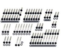 Screws4Bikes Jeu de vis HD V-Rod 02-16 V-ROD 02-16, NOIR