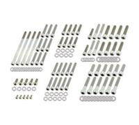 Screws4Bikes Jeux de vis HD Dyna et Softail Acier inoxydable nu
