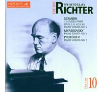 Scriabin, Myaskovsky, Prokofiev: Richter, Vol. 10