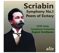 Scriabine : Symphonie numéro 1, Poème de l’Extase CD