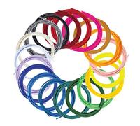 SCRIB3D Recharges de filament pour stylo, 20 couleurs, 4,8 m par couleur, PLA de 1,75 mm, fonctionne avec SCRIB3D, PIKA3D, MYNT3D et la plupart des autres stylos d'impression 3D