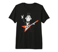 Scribble Art Drawing Childlike Drawing Abraham Lincoln Rock Gesture T-Shirt Haut de Gamme
