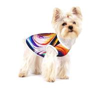 Scribble Art to the Pap Gilet en coton respirant, doux et confortable pour chiens et chats Taille M