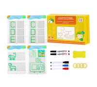 Scribble - Carnet de travail intelligent avec stylo effaçable - Carnet de travail préscolaire réutilisable - Pour le suivi - Activités d'apprentissage préscolaire pour les tout-petits (niveau 2)