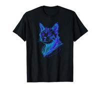 Scribble Cat Croquis Abstrait Art Minimaliste Chat T-Shirt Graphique avec Valeur