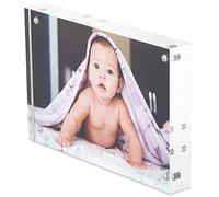 Scribble Direct Cadre photo en acrylique 15,2 x 10,2 cm, autoportant, utilisation horizontale ou verticale