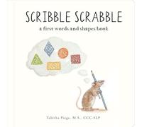Scribble Scrabble: A Board Book of First Words and Shapes for Growing Minds (A Wishy Washy Sequel)