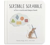 Scribble Scrabble: A Board Book of First Words and Shapes for Growing Minds (A Wishy Washy Sequel)