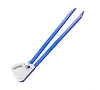 Scribe industriel en alliage avec pointe en carbure pour dessin de cercle de précision et marquage, taille réglable de 15,2 à 35,6 cm, bleu/noir (25,4 cm)