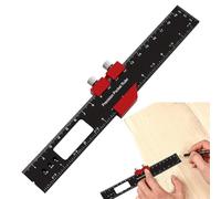 Scribe Outil de travail du bois, jauge de marquage Outils de travail du bois | Règle de traçage Règle de précision Outil de mesure en alliage d'aluminium pour menuisier