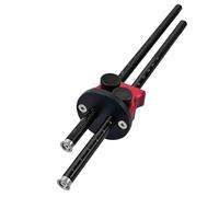 Scriber de travail du bois - Jauge de marquage à tête métrique - Outil de traçage impérial pour charpentier - Alliage d'aluminium léger - Coupe-acier inoxydable - Usure claire - Efficacité de travail