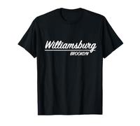 Script rétro du Quartier de Williamsburg, Brooklyn, NY, New York T-Shirt