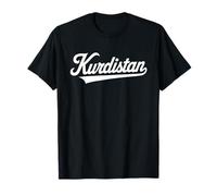 Script Universitaire rétro de la fierté kurde du Kurdistan T-Shirt