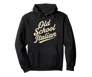 Script Vintage Italien à l'ancienne école | Design Patrimoine Classique Sweat à Capuche