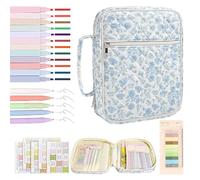 Scripture Case - Bible Storage Bag for Study Travel | Lightweight Church Organizer with Secure Zipper Pocket and Carry Handle, Faith Inspired Accessory for Christian Reading Devotion Classes and Worsh