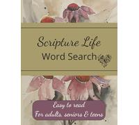 Scripture Life Word Search: Scripture Word Search Book, Large Print 8.5 x 11 50 puzzles with answer keys, biblical words and phrases