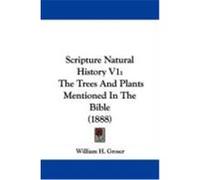 Scripture Natural History V1: The Trees and Plants Mentioned in the Bible (1888) Groser, William H. (Auteur)