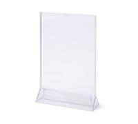 Scritto® Porte-menu T-Stand Acrylique A5 Portrait