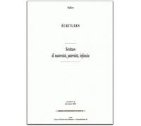 Scritture di maternità, paternità, infanzia Décembre 2006 - Claude Cazalé Bérard - Pu.paris Nanterre - broché - Revue