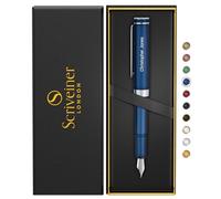 Scriveiner EDC Blue Personalise Fountain Pen Medium Nib