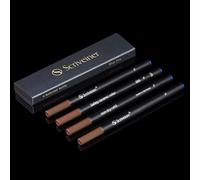 Scriveiner Rollerball Recharge Blue Fine - 4 recharges de rollerball conues pour les stylos scriveiner - Scurit en cramique non sec de la rec