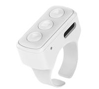 Scroll Ring Remote - Wireless Camera Video Controller, ABS Smart Selfie Shutter, Media Control Ring | Hands Free Scrolling Device for Photo, Video Recording, Music Control, Mobile Use