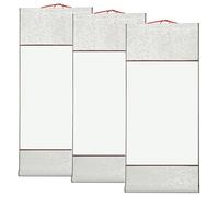 Scroll suspendu, 3pcs Blank Painting Scrolls Calligraphie Mur Montage Scrolls Chinois Paper Scrolls for Art Peinture Calligraphie