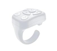 Scrolling Ring - Auto Camera Shutter, Smart Page Turner, Presentation Clicker Continuous Click Device Fingertip Control for Photos, Videos, E Book, Music, Remote Scrolling Tool